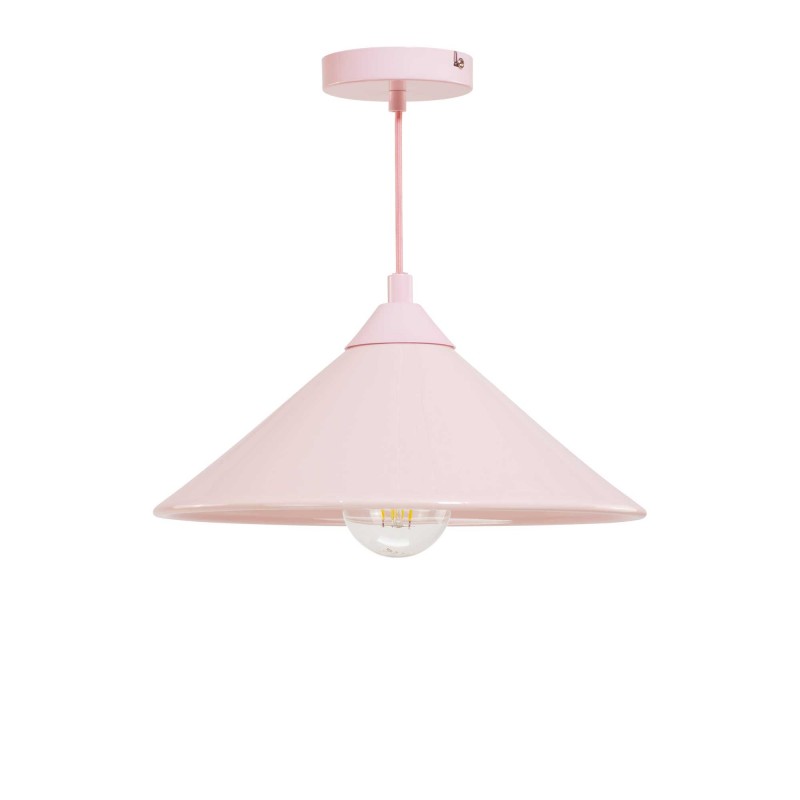 Suspension en céramique colorée et cordon textile - ZUMO