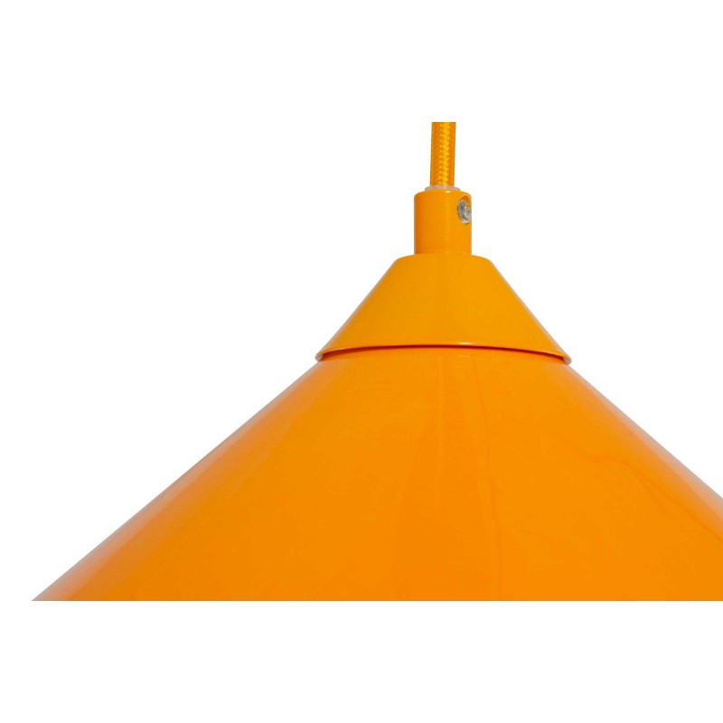 Suspension en céramique colorée et cordon textile - ZUMO