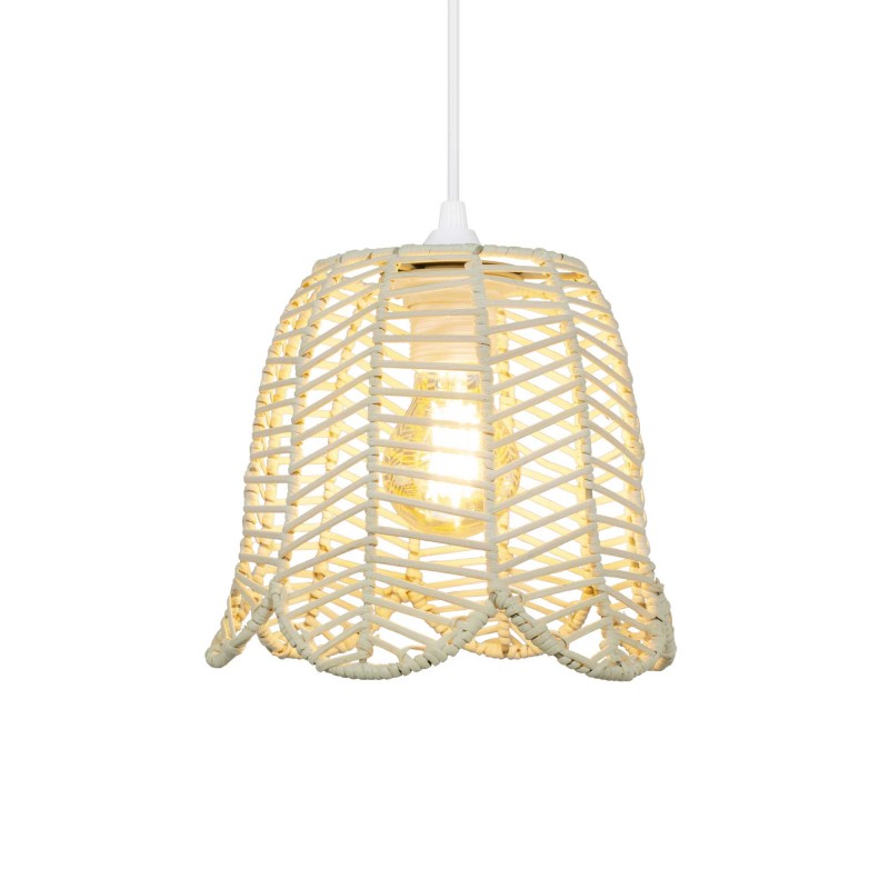 Suspension en rotin coloris naturel - NUFFA