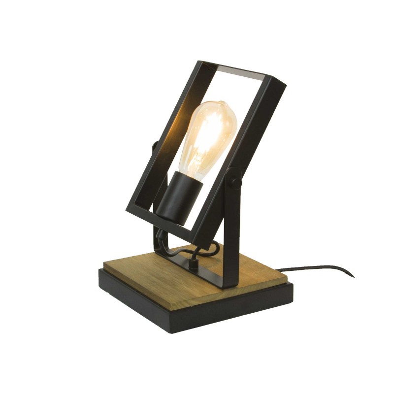 Lampe à poser orientable en métal et bois - NOOLI