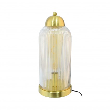 Lampe à poser en métal et verre - FALINE