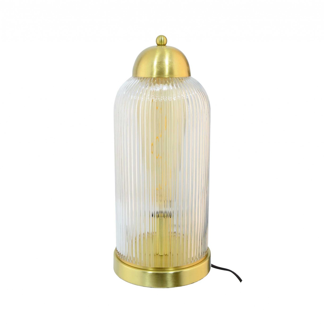 Lampe à poser en métal et verre - FALINE