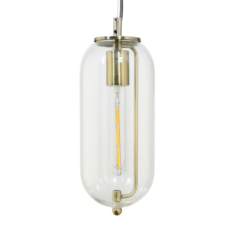 Suspension en métal et verre - Petit modèle - SENSIAL