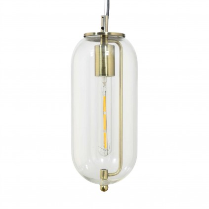 Suspension en métal et verre - Petit modèle - SENSIAL