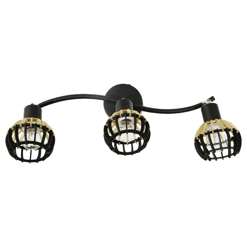 Applique murale en bois 3 lumières - COBLENCE