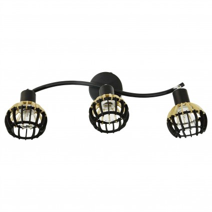 Applique murale en bois 3 lumières - COBLENCE