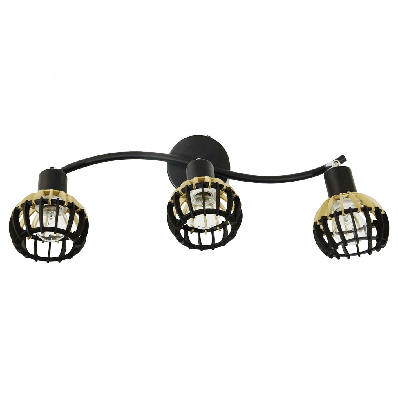 Applique murale en bois 3 lumières - COBLENCE