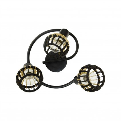 Plafonnier en bois 3 lumières - COBLENCE