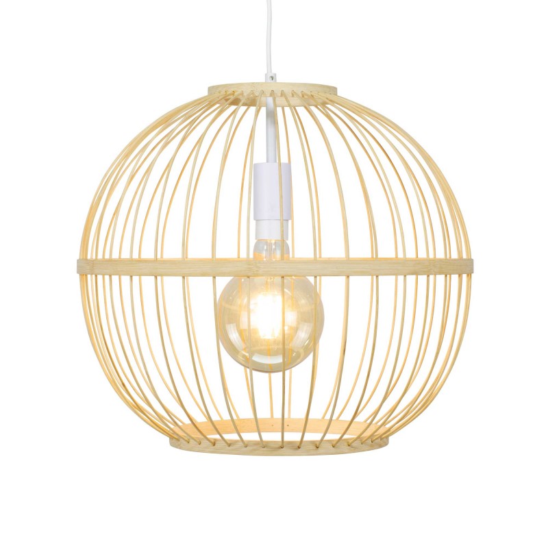Suspension ronde en bambou - NANKIN