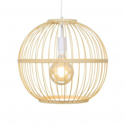 Suspension ronde en bambou - NANKIN