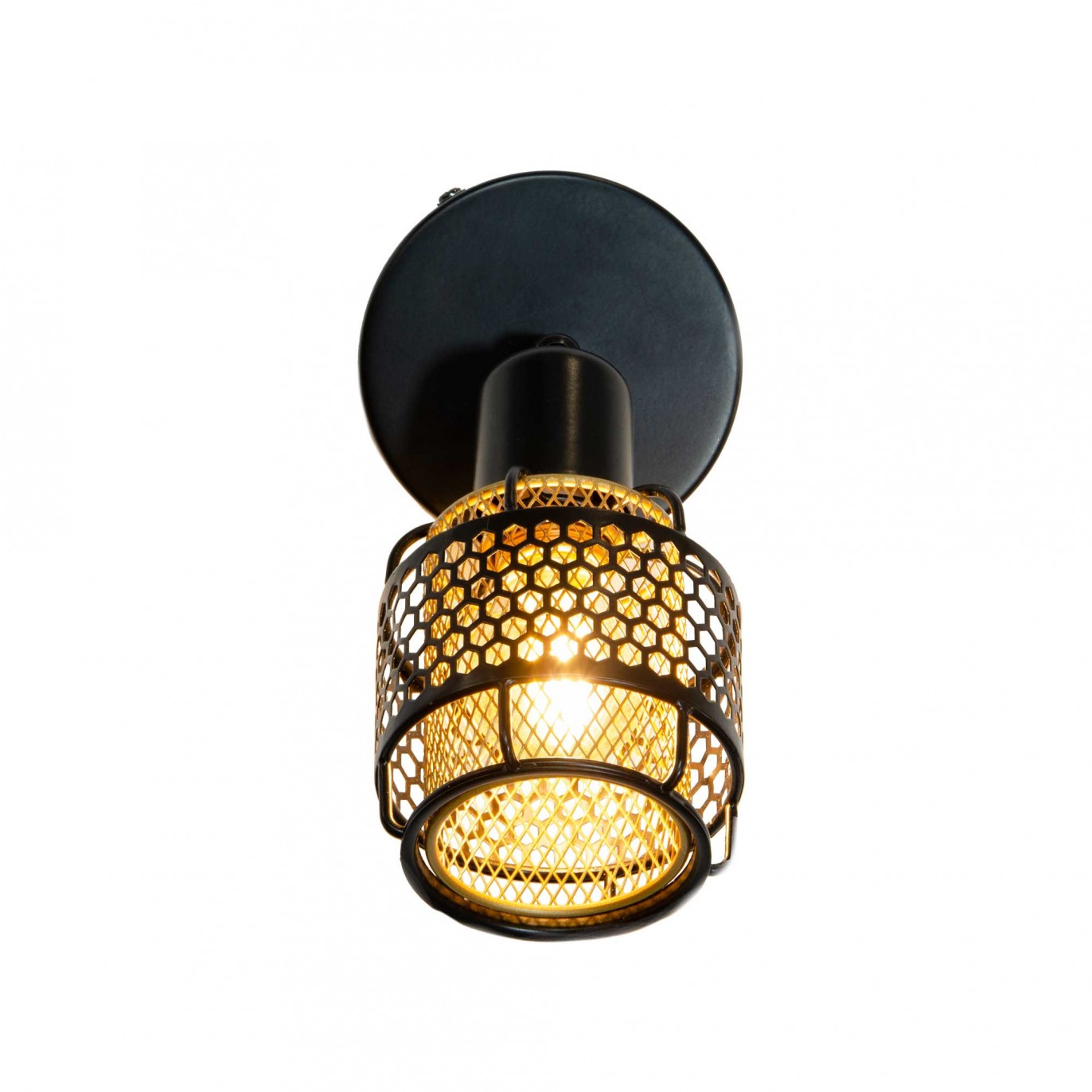Applique murale en métal bicolore 1 lumière - NAUTIL