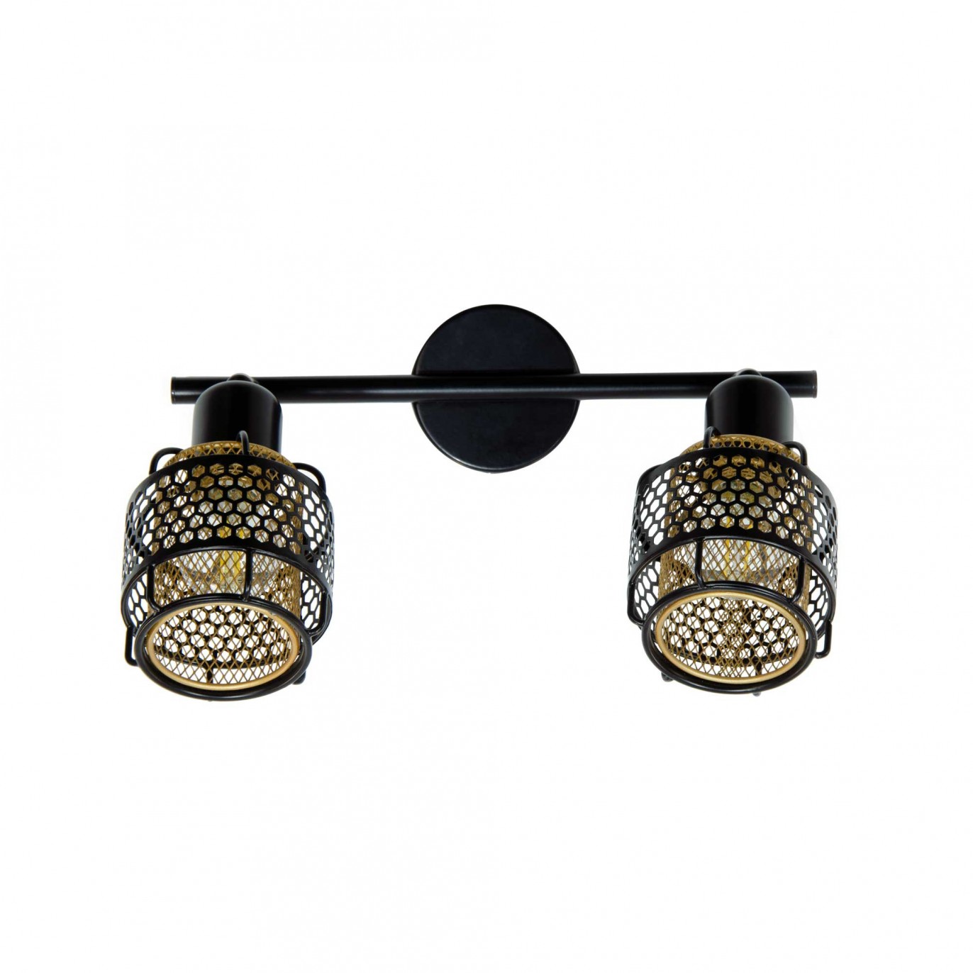 Applique murale en métal bicolore 2 lumières - NAUTIL