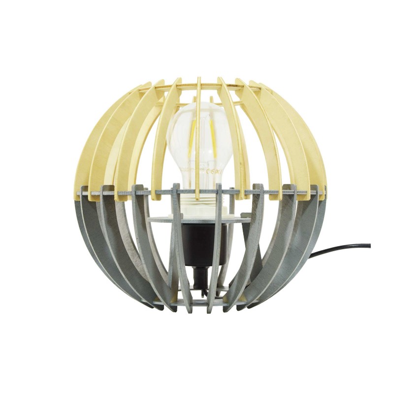 Lampe à poser en bois bicolore - COBLENCE