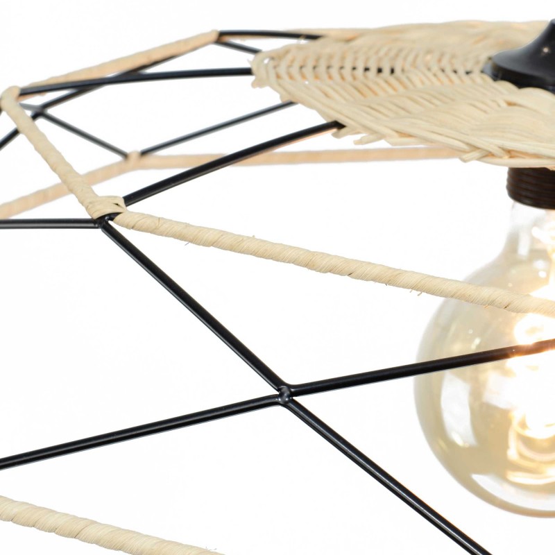 Suspension en métal et rotin - Petit modèle - ALTINE