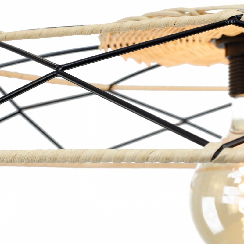 Suspension en métal et rotin - Petit modèle - ALTINE