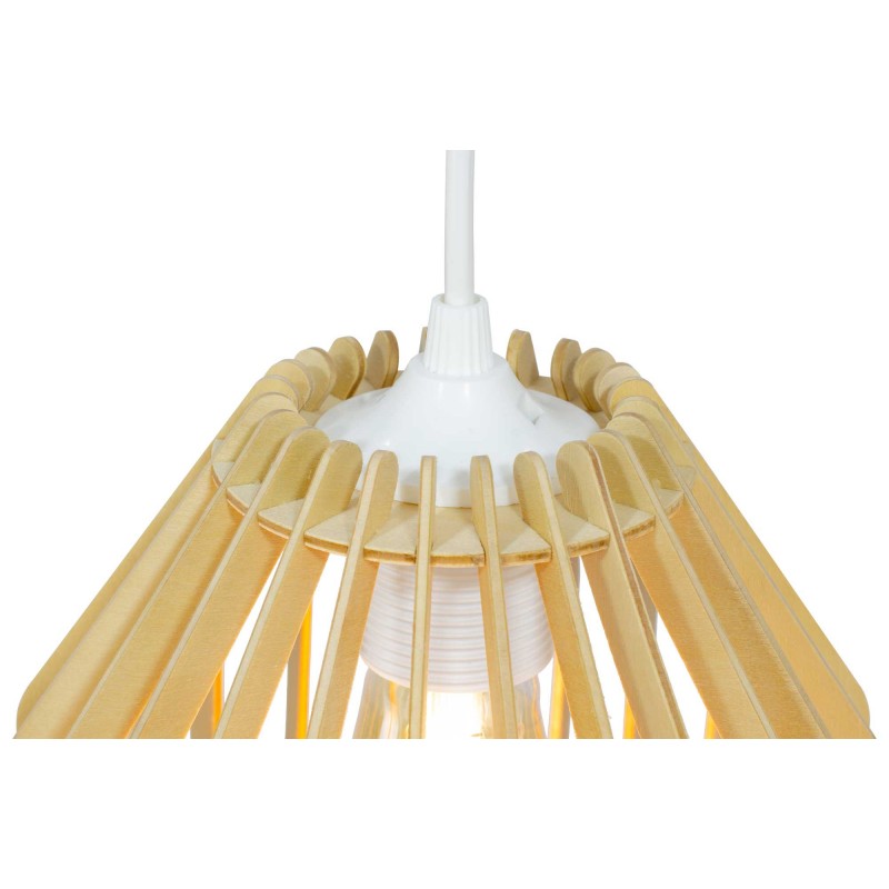 Suspension en lamelles de bois - NINOWOOD