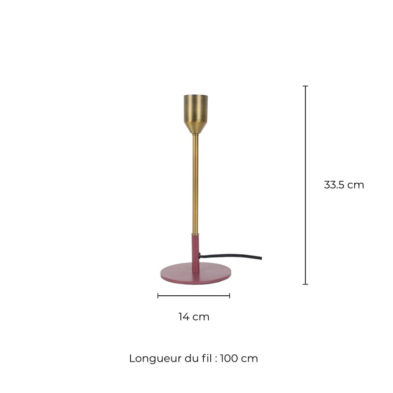 Pied de lampe à poser en métal - Grand modèle - TIKY