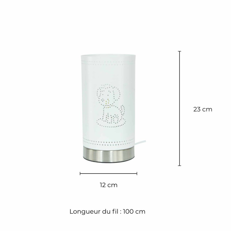 Lampe à poser tactile en métal - ULYSSE