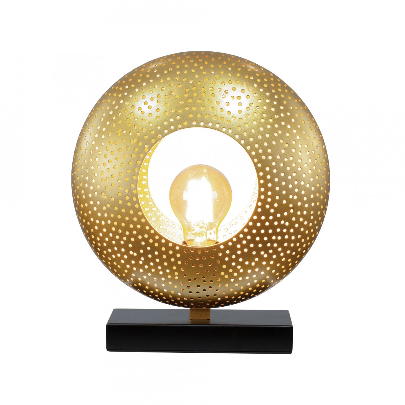 Lampe à poser en métal perforé - ATOKA