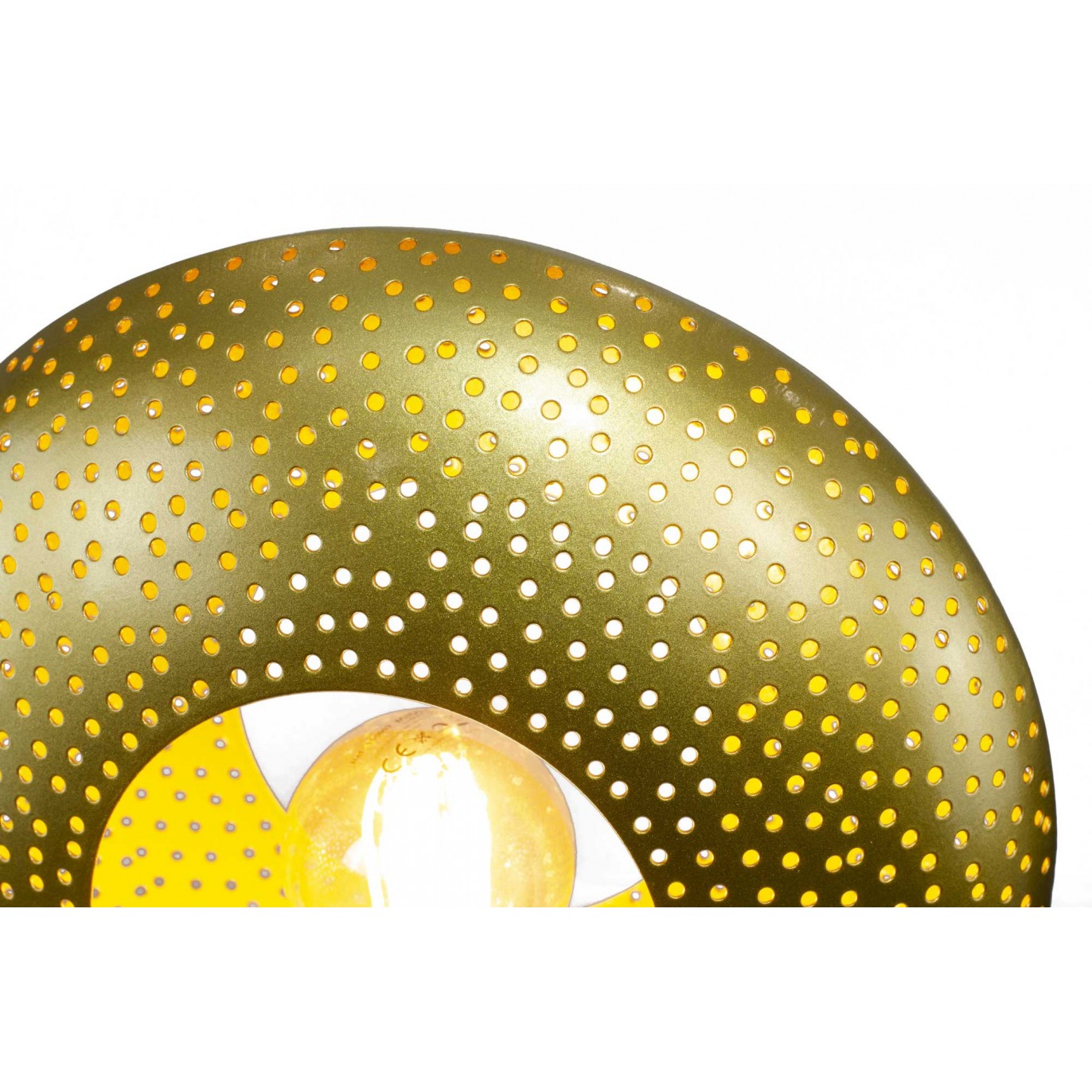 Lampe à poser en métal perforé - ATOKA