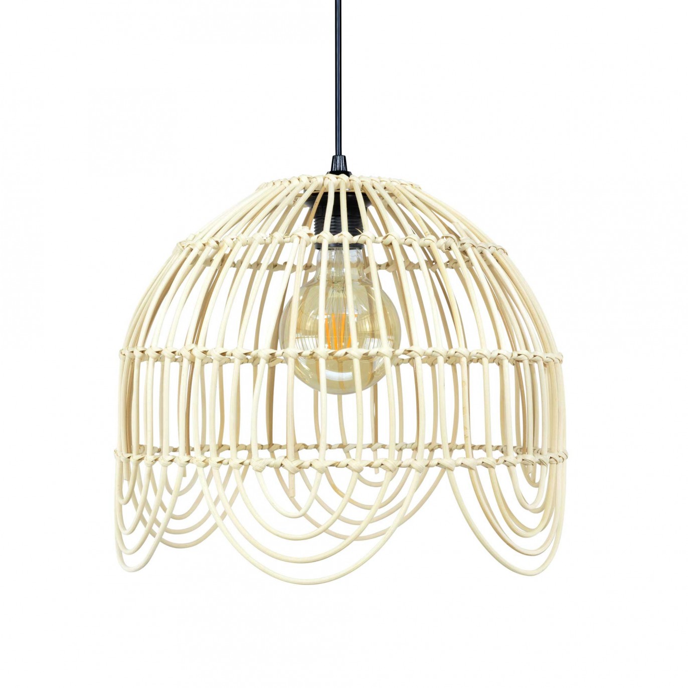 Suspension en rotin - PALMITE MM