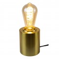 Ampoule LED TOKYO - E27 - ST64 - Intensité moyenne - Blanc chaud - 4W / 2700K / 260lm - Filament spirale - Verre ambré