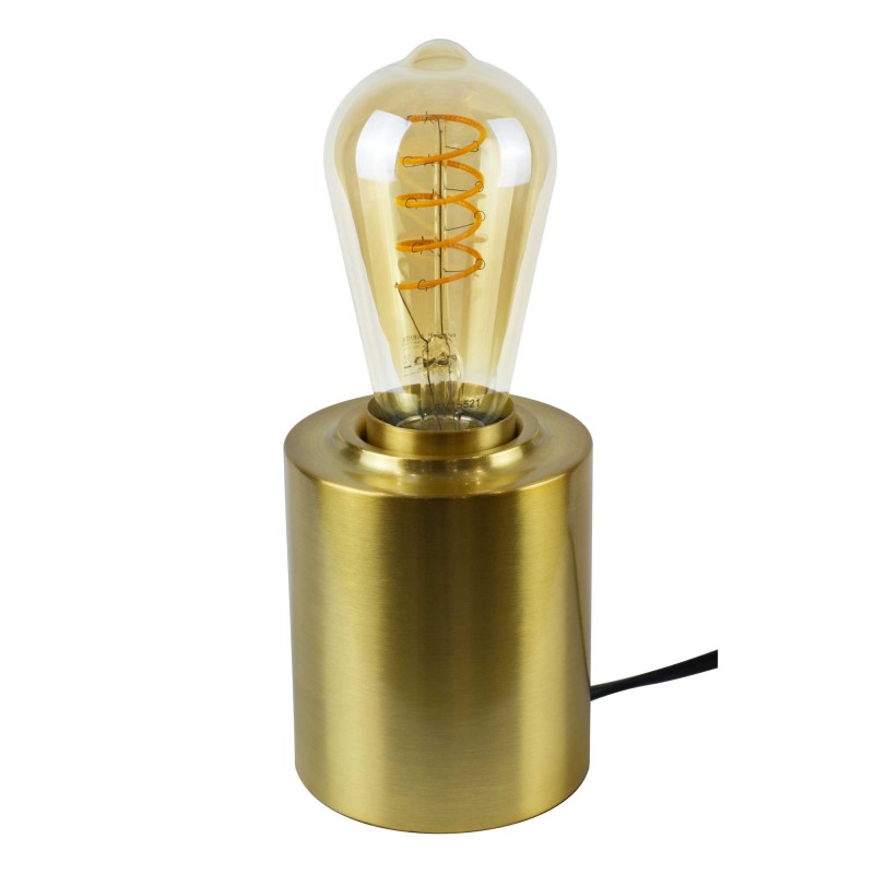 Ampoule LED TOKYO - E27 - ST64 - Intensité moyenne - Blanc chaud - 4W / 2700K / 260lm - Filament spirale - Verre ambré
