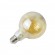 Ampoule LONDRES LED E27 4W Globe à filament spirale, G95, ambrée, blanc chaud