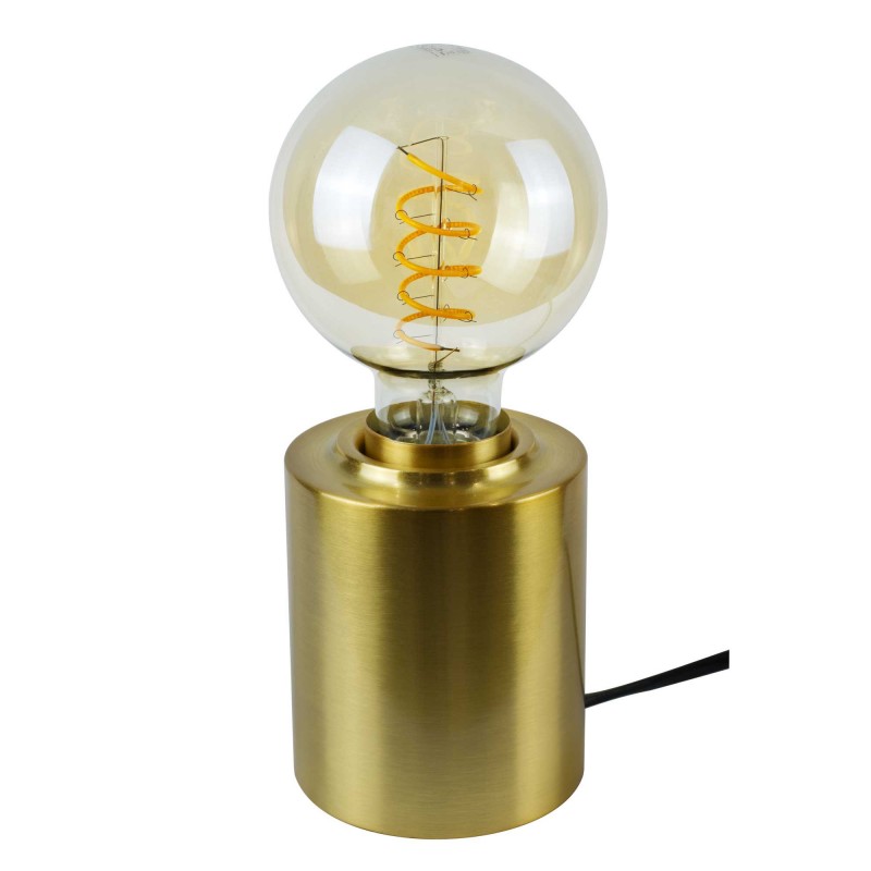 Ampoule LED LONDRES - E27 - G95 - Intensité moyenne - Blanc chaud - 4W / 2700K / 260lm - Filament spirale - Verre ambré