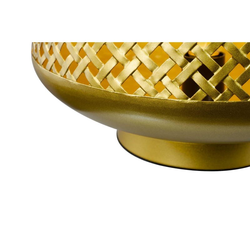 Lampe à poser en métal doré ajouré GM - TANIS