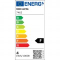 Ampoule LED OSLO - E14 - P45 - Intensité moyenne - Blanc chaud -  4W / 3000K / 430lm - Verre blanc opaque