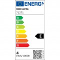 Ampoule LED BERLIN - E14 - Intensité moyenne - Blanc chaud - 4W / 2700K / 470lm - Filaments droits - Verre transparent