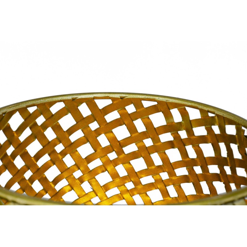 Lampe à poser en métal doré ajouré MM - TANIS