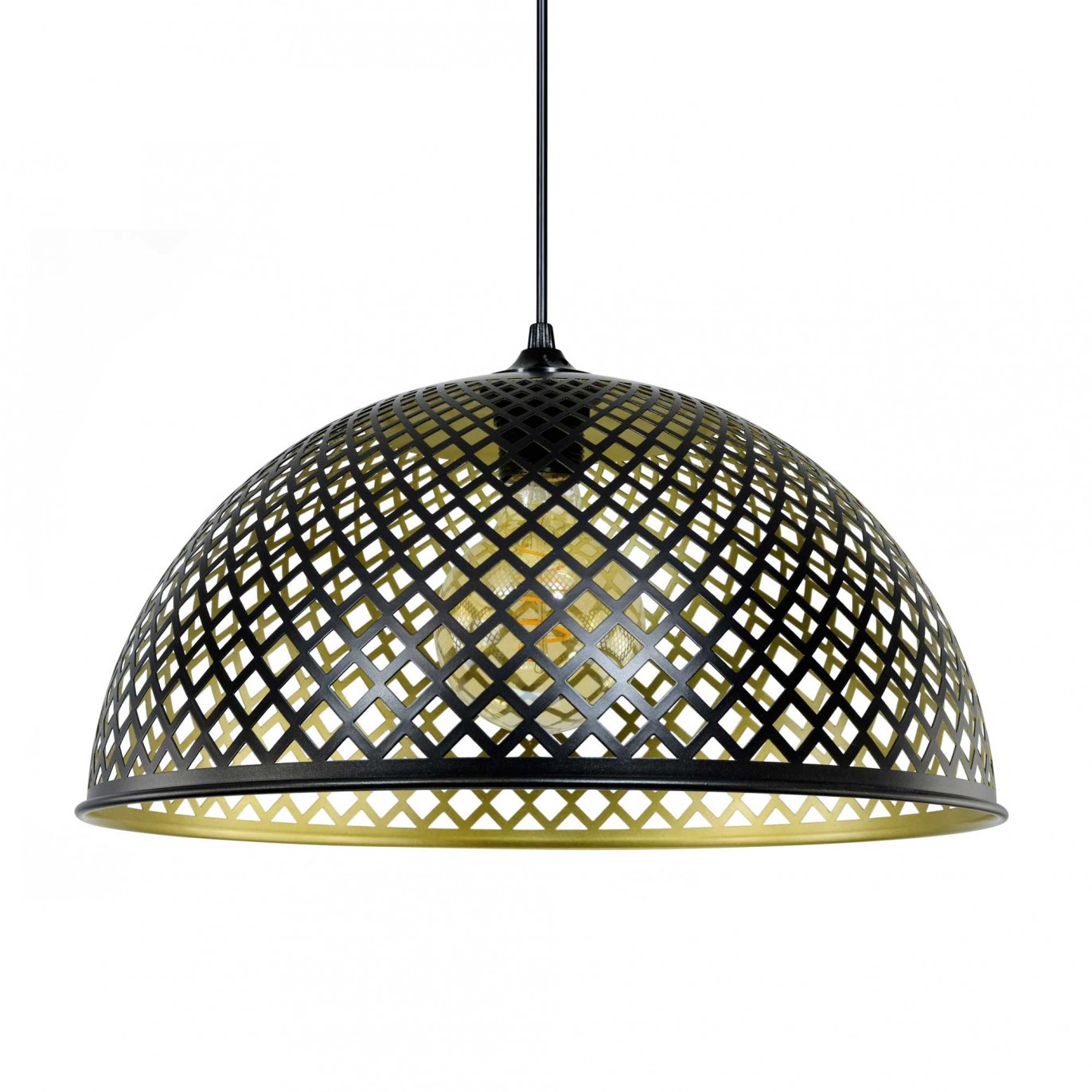 Suspension cloche en métal ajouré - HILIA GM