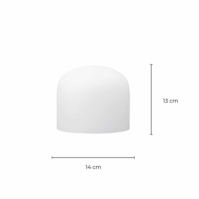 Verre opaque pour lampe à poser PILOUL