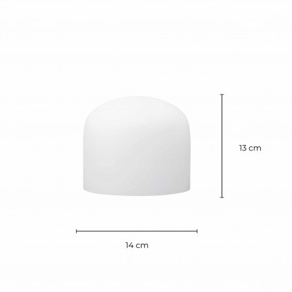 Verre opaque pour lampe à poser PILOUL