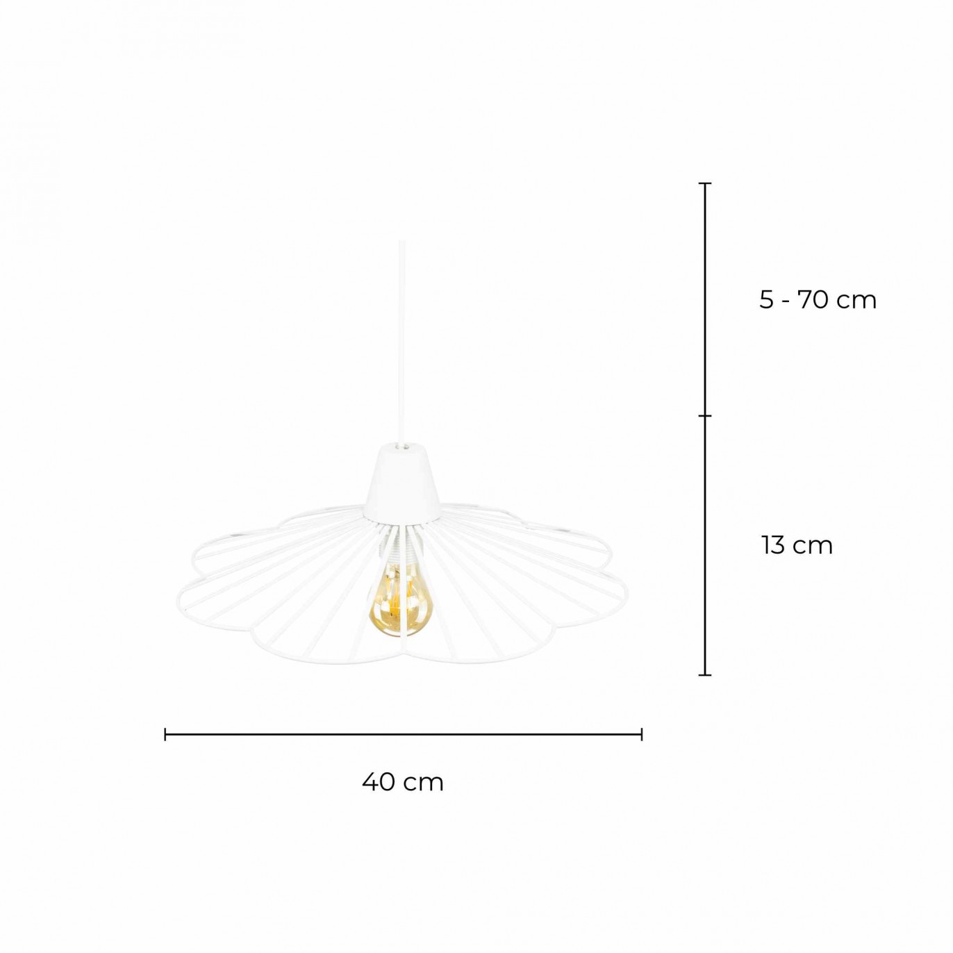 Suspension en métal - Petit modèle - KANANGA