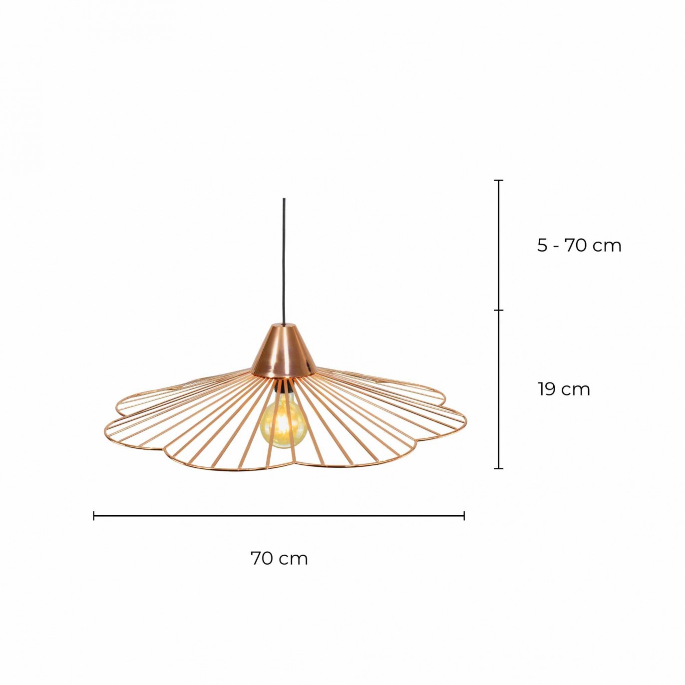 Suspension en métal - Grand Modèle - KANANGA