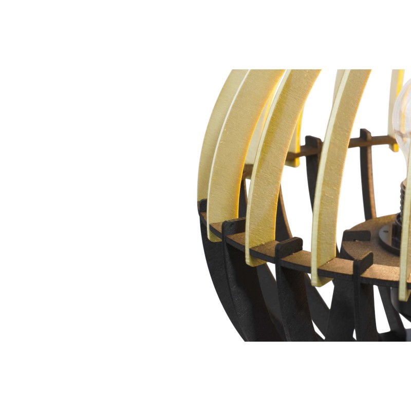Lampe à poser en bois bicolore - COBLENCE