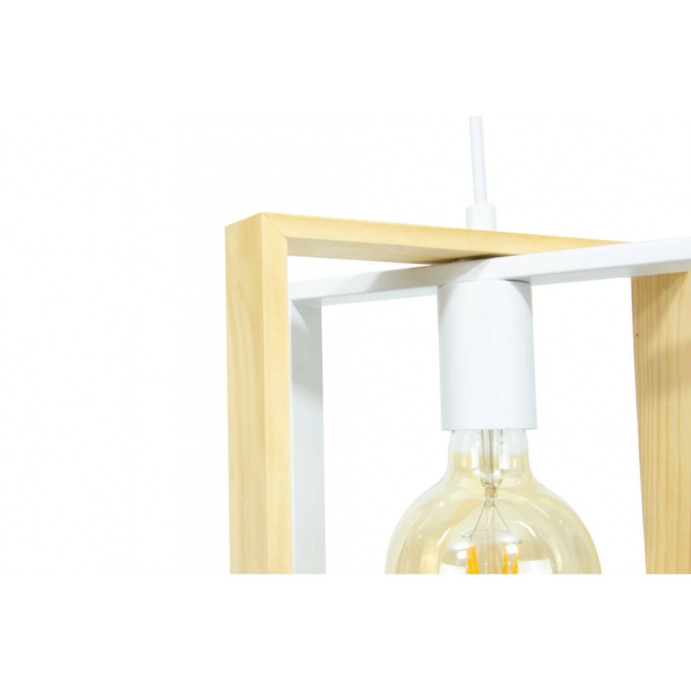 Suspension en bois et métal - WOOLI
