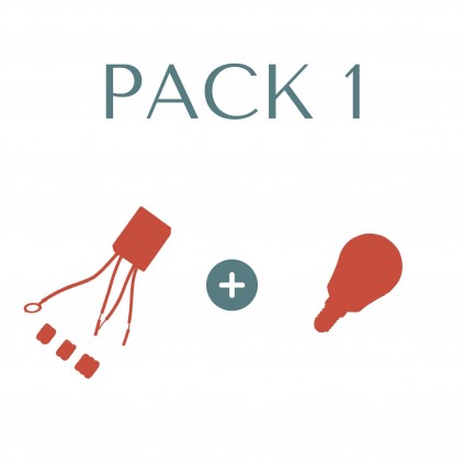 Pack 1 (1 Sensor et 1 Ampoule dimmable E14)