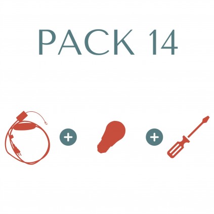 Pack 14 (1 Sensor câble, 1 Ampoule dimmable E27 et Main d'œuvre)