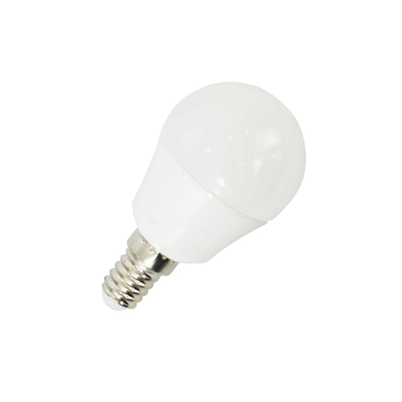 Ampoule LED Dimmable APIA - E14 - P45 - Intensité moyenne - Blanc chaud -  6W / 3000K / 470 lm -  Verre blanc opaque