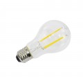 Ampoule LED LIMA - E27 -  Intensité forte - Blanc chaud -  6W / 2700K / 840lm - Filaments droits - Verre transparent