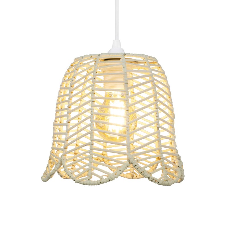 Suspension en rotin coloris naturel - NUFFA