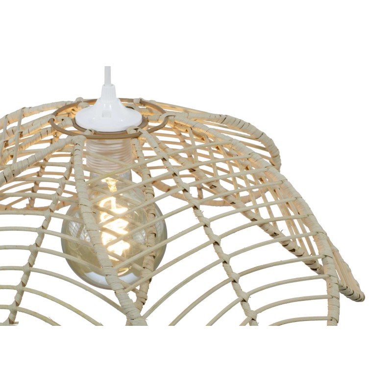 Suspension fleur en rotin naturel - ILYS