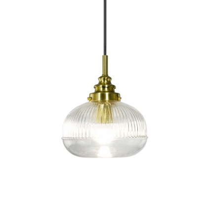 Suspension en verre strié - ELUAN