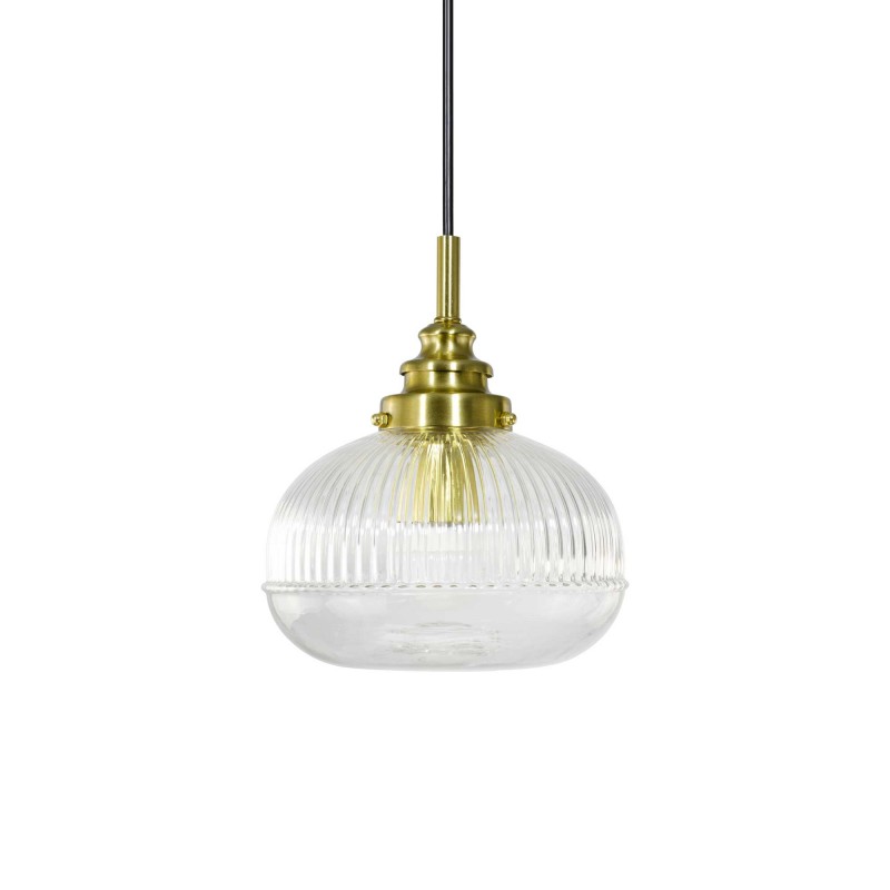 Suspension en verre strié - ELUAN