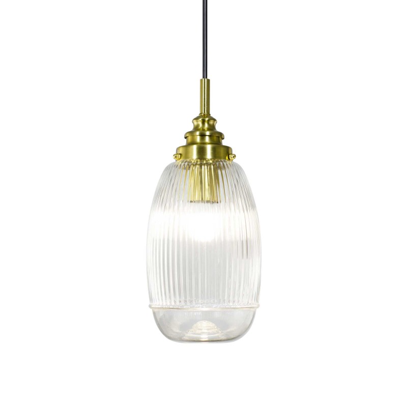 Suspension en verre strié - EOLINE