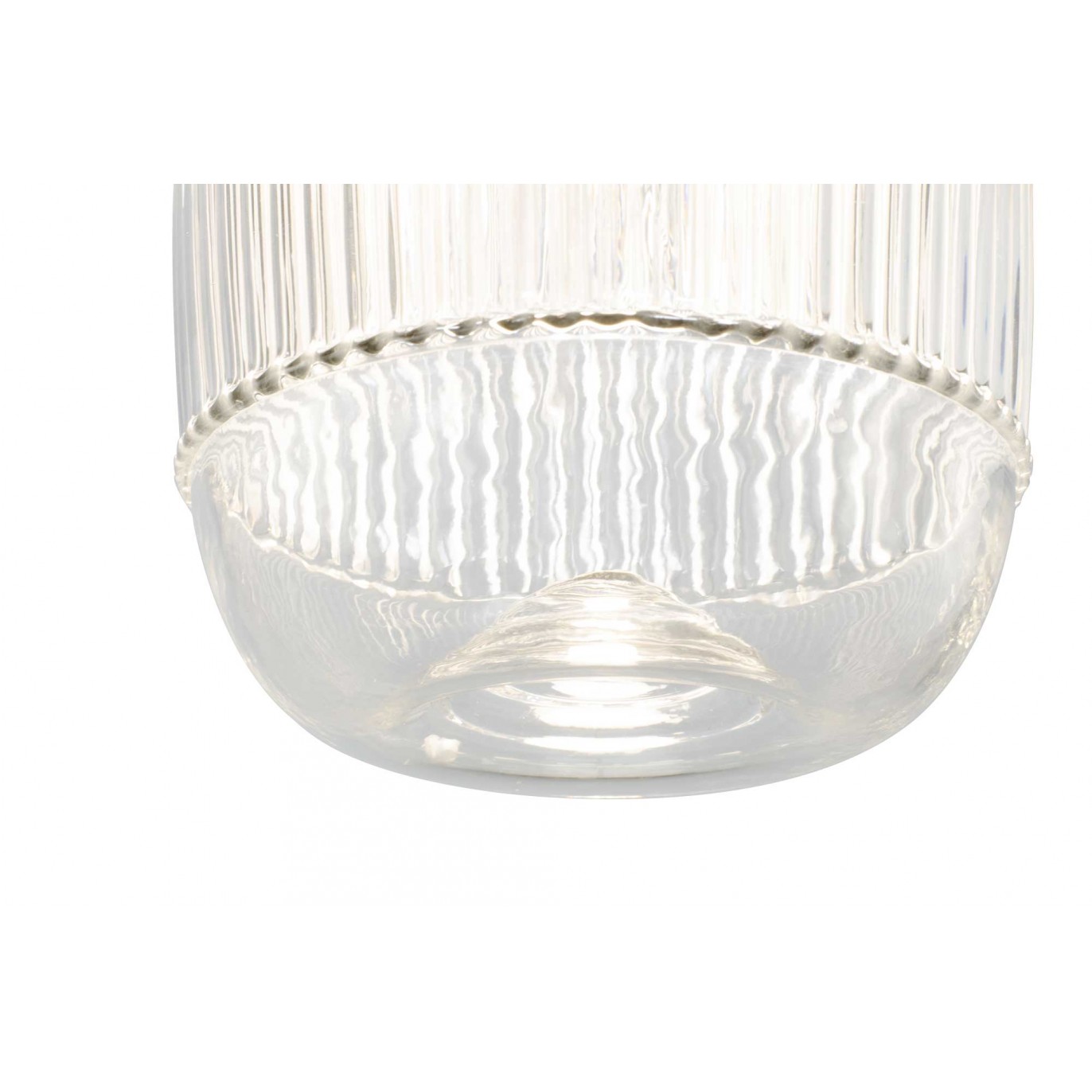 Suspension en verre strié - EOLINE